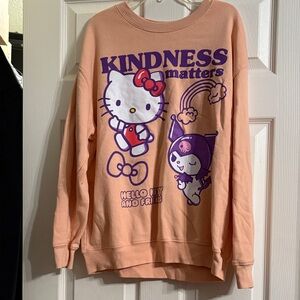 Hello Kitty Apricot Kindness Matters Sweater